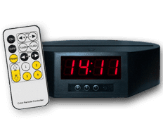 Base per orologio a LED a 7 colori + telecomando (€28)
