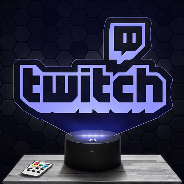 lampe-3d-logo-twitch Lampe 3D Logo Twitch avec socle au choix !