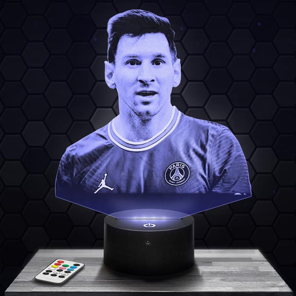lampe-3d-lionel-messi-psg