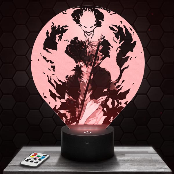 lampe-3d-asta-black-clover