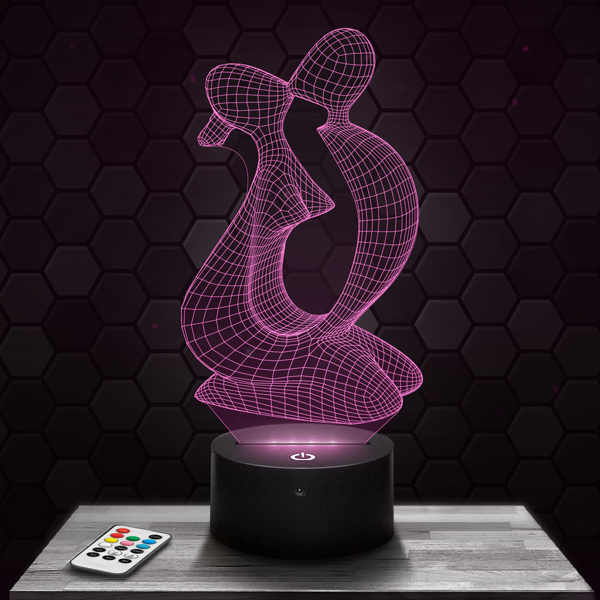 lampe-3d-lovers-statue-600