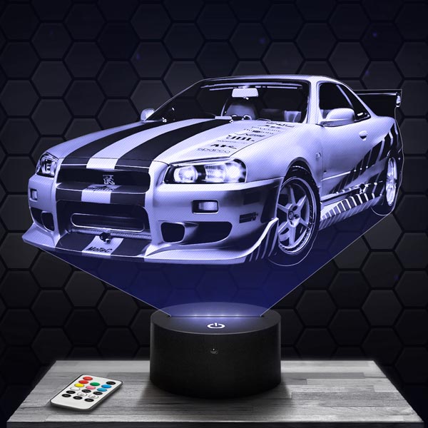 lampe-3d-nissan-fast-and-furious